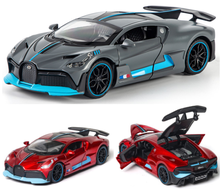 1/32 New Bugatti DIVO Super Sports Car Alloy Model Toy Die Cast Pull Back Sound Light Toys Vehicle For Kids Gift Free Shipping 2024 - buy cheap