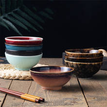 Tigela de cerâmica estilo japonês, tigela para sopa, substituição de forno com 4.5 modelo criativo, sobremesa e macarrão, recipiente para comida, utensílios domésticos 2024 - compre barato