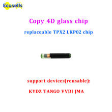 Copia 4D Chip de vidrio reemplazable TPX2 LKP02 Chip compatible con KYDZ TANGO VVDI JMA máquina reutilizable 2024 - compra barato