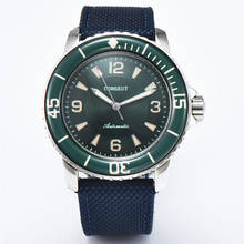 Corgeut-reloj deportivo de lujo para hombre, pulsera mecánica con esfera verde luminosa, con bobinado automático, estilo Retro, 45mm 2024 - compra barato