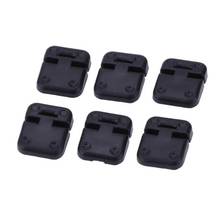 6PCS Black Plastic Car Door Hinge for 1:10 RC Crawler Traxxas TRX-4 TRX4 RC Car Door Hinges 2024 - buy cheap