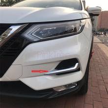 Front Fog Lights Lamp Eyelid Eyebrow ABS Cover Trim For Nissan Qashqai J11 2018 2019 2024 - buy cheap