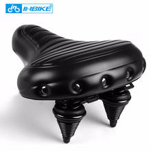 INBIKE Soft Wide Bicycle Saddle Comfortable Bike Seat Vintage Bicycle PU Saddle Pad Waterproof Cycling Parts Accessories 2024 - buy cheap