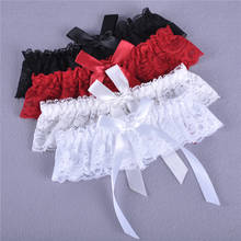 Sexy Women Girls Lace Floral Bowknot Wedding Party Bridal Lingerie Cos Leg Garter Belt Suspender 1pcs 2024 - buy cheap