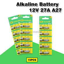 Batería seca alcalina para timbre de coche, 12V, A27, 27A, G27A, MN27, MS27, GP27A, L828, V27GA, ALK27A, A27BP, K27A, VR27, R27A, 15 unidades 2024 - compra barato