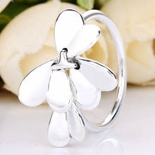 Original Moving Clover Flower Lucky In Love Rings For Women 925 Sterling Silver Ring Wedding Party Gift Pandora Jewelry 2024 - buy cheap