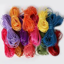 1mm 1.5mm 2mm Multicolor Waxed Cotton Cord Waxed Thread Cord String Strap Necklace Rope For Jewelry Making DIY Bracelet 2024 - buy cheap