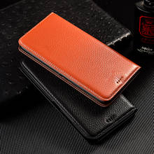 Litchi Patter Genuine Leather Magnetic Flip Cover For Huawei Honor V40 View 40 Lite Case Luxury Wallet 2024 - buy cheap