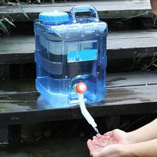 Cubo de agua portátil para conducción de coche, tanque de agua espesado para acampar, contenedor de agua portátil con grifo para acampar y senderismo, 10L 2024 - compra barato