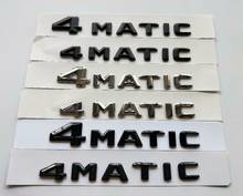 Letras de fuente 3D para emblemas de tronco 4MATIC, emblema para Mercedes AMG 4 MATIC 14-16 2024 - compra barato