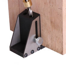 Single woodworking inclined hole locator with scale 40Cr material drilling inclined hole positioning tool 2024 - buy cheap