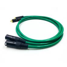 Hifi MCINTOSH 2328 Audio Cable 2 RCA to 2 XLR 3 Pin for Amplifier Sound Box Dual XLR to Dual RCA Hifi Microphone Cable 2024 - buy cheap