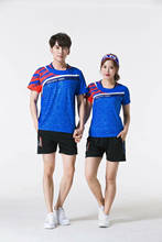 Tennis Sports Suit for male and female Quick Dry Couple's Badminton Wear Sets Breathable Sweat Absorption L957SHD 2024 - buy cheap