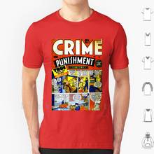 Camiseta Vintage con estampado de Comics, camisa 1948 de algodón con estampado de "Crime & penalization", número 1-100% 2024 - compra barato