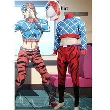 JoJo's Bizarre Adventure: Golden Wind Guido Mista Cosplay Costume Men's Jumpsuit Outfit Halloween Costume and wig Customizable 2024 - buy cheap