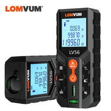 LOMVUM Laser Distance Meter Rangefinder Laser Tape Measure Trena Laser Tape Roulette Angle Measurement Rule 2024 - buy cheap