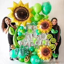 Globos de aluminio con forma de Rosa y girasol para niños, decoración de fiesta de boda, inflable juguete, suministros de Globos de aire para el Día de San Valentín, 1 unidad 2024 - compra barato