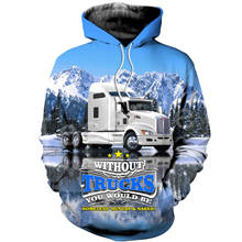 Tessffel I AM Trucker Driver Truck Worker Tracksuit Pullover NewFashion Sweatshirt Crewneck 3DPrint Casual Hoodies Men/Women A15 2024 - buy cheap