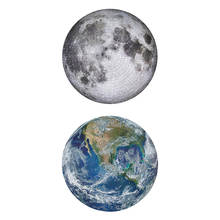 1000 Pieces Round Jigsaw Puzzles Moon / Earth Puzzles Fun Challenge Toys 2024 - buy cheap