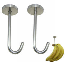 Stainless Steel Banana Hanger - Under Cabinet Hook for Bananas Spatula or Slices. Keep Banana Fresh  2/Pk 2024 - buy cheap