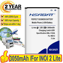 100% Original HSABAT 3050mAh Battery For INOI 2 Lite INOI2 Lite 2024 - buy cheap