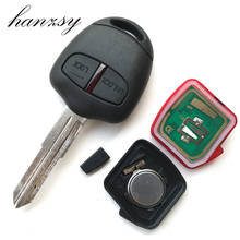 Hanzsy Remote Key For MITSUBISHI Outlander Pajero Montero Triton ASX Lancer 2 Buttons ID46 Chip 433MHz MIT8 right/left Blade 2024 - buy cheap