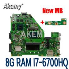 X550VX Laptop motherboard GTX950M 8G RAM I7-6700HQ For Asus X550VX X550VQ W50V FH5900V Test X550VX mainboard test ok 2024 - buy cheap