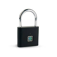 Cadeado eletrônico sem chave, cadeado de segurança ip65 recarregável inteligente sem chave para segurança, proteção contra roubo, bagagens 2024 - compre barato