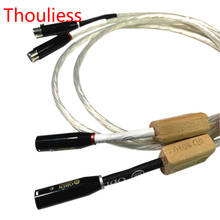 Thouliess HiFi Single Crystal Silver Nordost Odin XLR Balanced Reference Interconnect Cable 3pin XLR Male  to Female Audio Cable 2024 - buy cheap