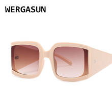 Óculos de sol feminino quadrado gargasun uv400, óculos escuro grande vintage feminino 2020 2024 - compre barato