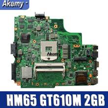 Amazoon K43SD laptop Motherboard Para Asus A43S K43S A84S K43SD Mainboard 100% OK HM65 GT610M 2GB 2024 - compre barato