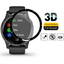 Película protectora transparente para reloj inteligente Garmin vivoactive 4/Vivoactive4S, Protector de pantalla 3D de borde completo, suave, 2 uds. 2024 - compra barato