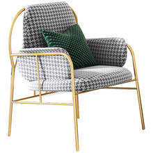 Silla de comedor minimalista y moderna, sillón de lujo nórdico Ins, silla de ocio económica, cojín de tocador Simple 2024 - compra barato