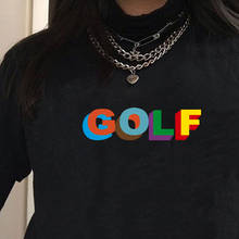 Camisa de golfe impressão kawaii t camisa feminina 90s harajuku ullzang moda camiseta gráfico bonito dos desenhos animados camiseta estilo coreano 2024 - compre barato