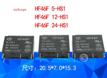 Hf46f-5-hs1hf46f-12-hs1hf46f-24-hs15v-relé macro original, 12V, 24V, 5 A4 Pines, 1 HF46F-G normalmente abierto, G5NB 2024 - compra barato