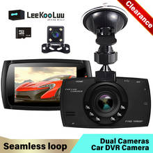 LeeKooLuu-Cámara de salpicadero DVR G30 para coche, lente Dual con cámara de visión trasera, grabadora de vídeo, registrador automático, grabadora de conducción 2024 - compra barato