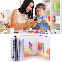 Montossori Kids Puzzles Magnetic Tangram Jigsaw Toy Kids Toys Challenge Your IQ Magic Book Set Children Educational Toy Dropship 2024 - buy cheap