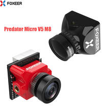 Foxeer-cámara Predator Micro V5 16:9/4:3 PAL/NTSC conmutable, lente de 1,7mm, 4ms de latencia, Super WDR, FPV, cámara M8 para Dron RC FPV 2024 - compra barato