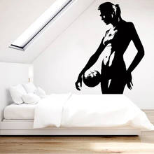 Volleyball Player Wall Sticker Sexy Girl Vinyl Decal Beach Sport Home Decor Bedroom Living Room Decoration Removable Wall Decor 2024 - buy cheap