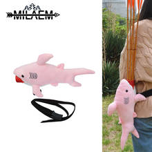 Carjadora de flecha de tiro con arco para niños, accesorios de flecha de tiburón de dibujos animados, soporte de flecha de tiro bonito para regalo al aire libre, 1 ud. 2024 - compra barato