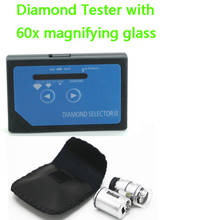 Seletor de diamante portátil iii para teste, com lupa de joalheiro 60x gratuita 2024 - compre barato
