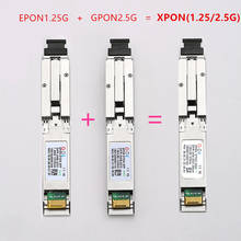 1.25/2.5E/GXPON SFP ONU Stick With MAC SC Connector DDM pon module 1.25/2.5G XPON/EPON/GPON( 1.244Gbps/2.55G)802.3ah 1490/1330nm 2024 - buy cheap