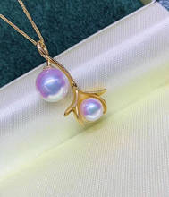 Dos perlas de Plata de Ley 925, montajes colgantes, ajustes de joyería, piezas de equipamiento de accesorios para cuentas de perlas 2024 - compra barato