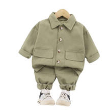 New Spring Autumn Baby Cotton Clothes Kids Boys Girls Jacket Pants 2Pcs/sets Children Casual Coat Toddler Fashion Sport Suits 2024 - buy cheap