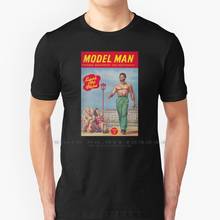 Modelo de hombre-Camiseta Vintage Physique revistero, 100% algodón puro, arte erótico Gay Vintage, arte Gay 2024 - compra barato