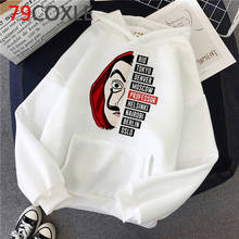 New Money Heist Hoodies Men Kawaii La Casa De Papel Harajuku Hooded Funny Cartoon House of Paper Cool Bella Ciao Sweatshirt Male 2024 - buy cheap