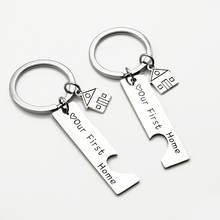 2pcs Latest Valentine's Day Gift for Boyfriend Girlfriend Couple Keychain Heart Love for Birthday Gift Souvenirs Lovers Presents 2024 - buy cheap