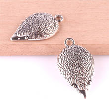 5pcs 20*36mm Trendy Alloy Hedgehog Pendants Antique Silver Animal Charms DIY Handmade Pendant For Jewelry Making 2024 - buy cheap
