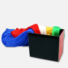 Silk Fountain Box 2 Magic Tricks (Silks Not Included) Silk From Empty Box Magic Props Stage Scarves Accessories Gimmick Props 2024 - buy cheap