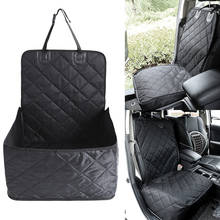 Dog Front Seat Cover Car Pet Bucket Seat Covers Waterproof Nonslip Pet Single Seat Cover for Car Truck SUV Seatbelt Leash Includ 2024 - buy cheap